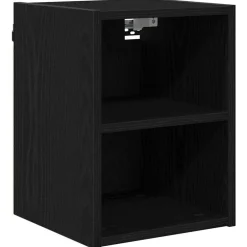 Armoires & Meubles De Rangement-vidaXL Armoire suspendue avec stockage Chêne noir 30 x 29,5 x 40 cm Ch&ecirc;ne noir