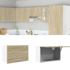 Armoires & Meubles De Rangement-vidaXL Armoire suspendue "Lyon" Chêne Sonoma 60 x 31 x 40 cm Bois d'ingénierie Ch&ecirc;ne sonoma