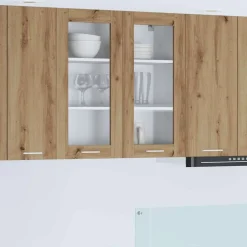 Armoires & Meubles De Rangement-vidaXL Armoire suspendue avec stockage Chêne artisanal 80 x 31 x 80 cm Ch&ecirc;ne artisanal