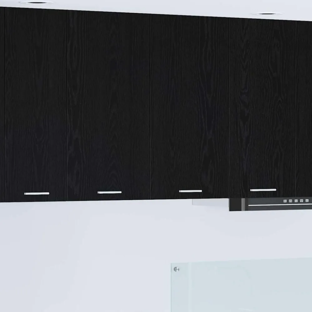 vidaXL Armoire suspendue Chêne noir 80 x 31 x 80 cm Bois d'ingénierie