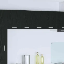 Armoires & Meubles De Rangement-vidaXL Armoire suspendue Chêne noir et Blanc 60 x 31 x 40 cm Ch&ecirc;ne noir