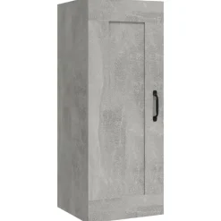 Armoires & Meubles De Rangement-vidaXL Armoire suspendue 35x34x90 cm Bois d'ingénierie Gris béton