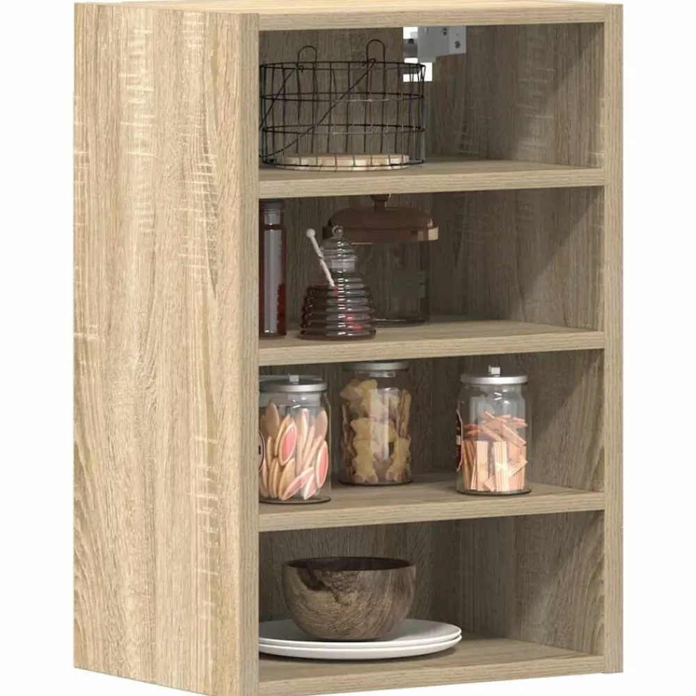 vidaXL Armoire suspendue "Riga" Chêne Sonoma 40x29,5x60cm Bois d'ingénierie