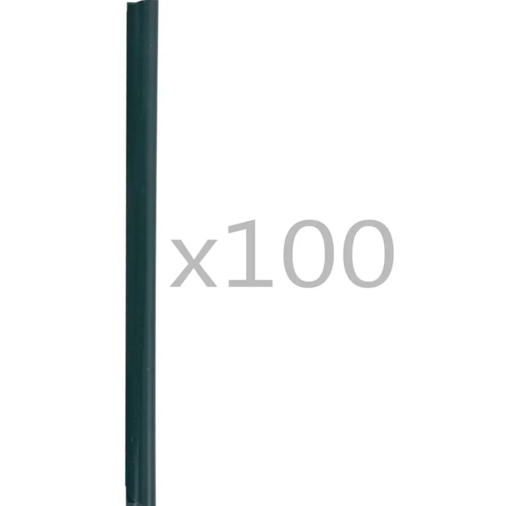 vidaXL Attaches de bande de clôture 100 pcs PVC