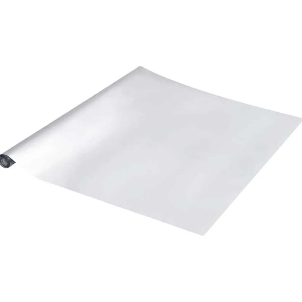 vidaXL Autocollant de meuble Argenté 90 x 500 cm Plastique