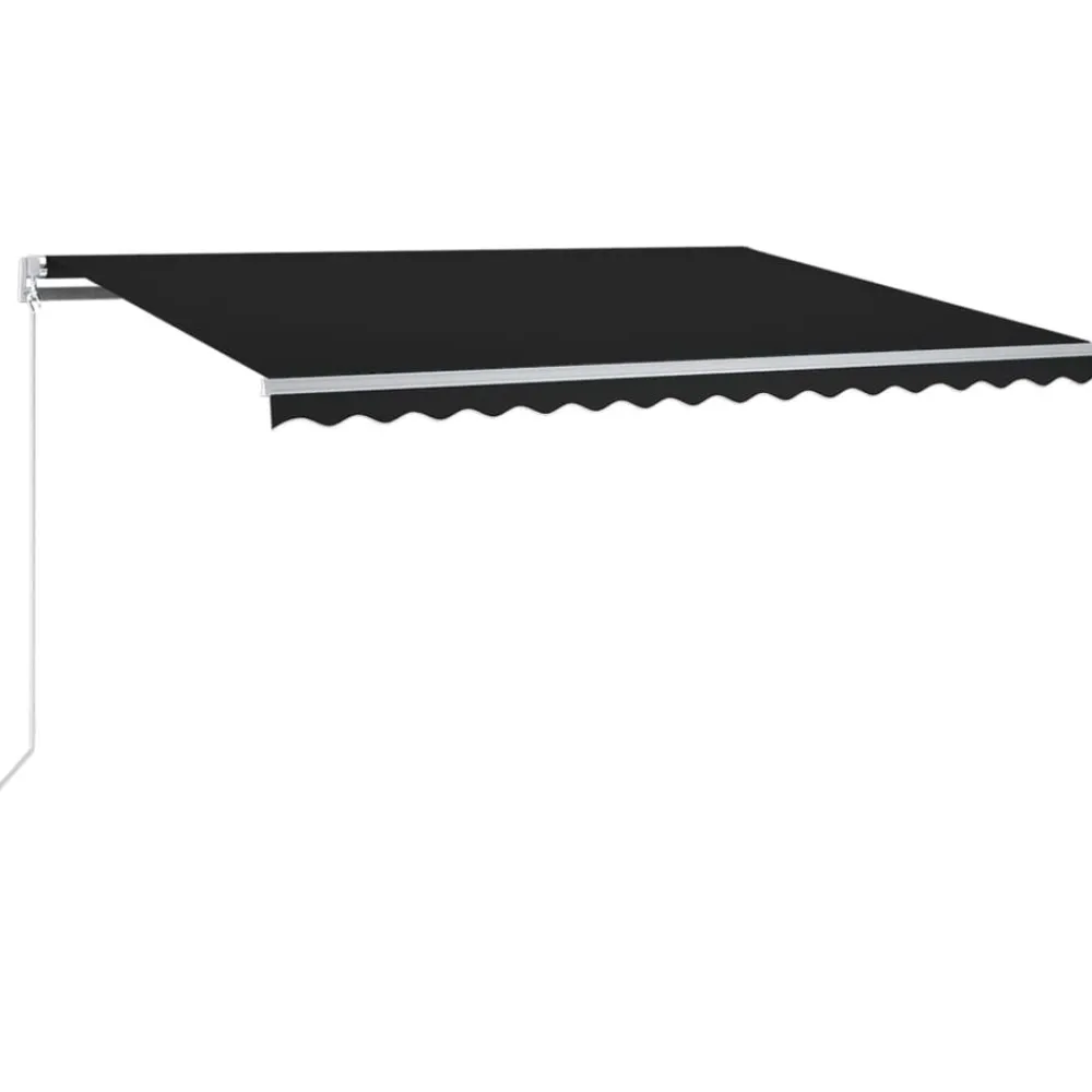 vidaXL Auvent automatique capteur de vent et LED 300x250 cm