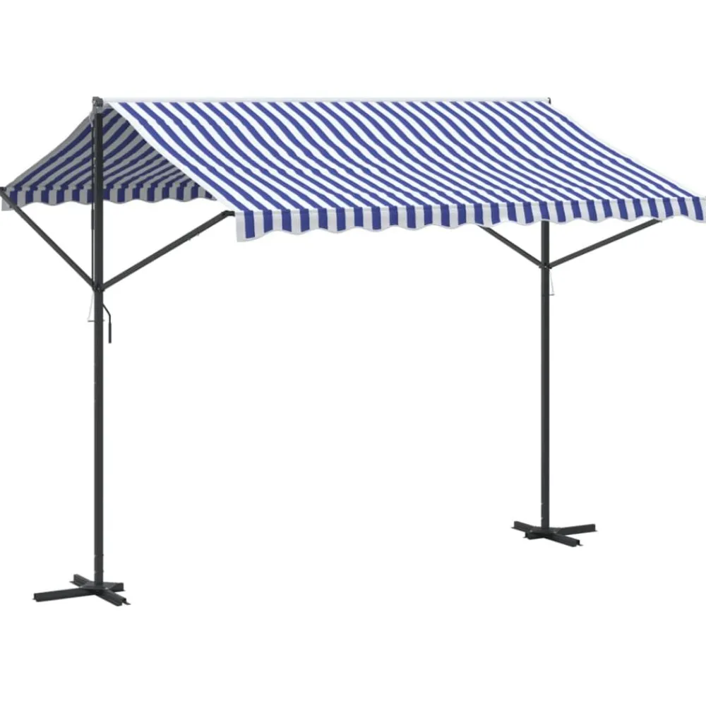 vidaXL Auvent autoportant 300x300 cm tissu et acier