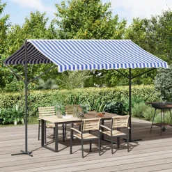 vidaXL Auvent autoportant 300x300 cm tissu et acier