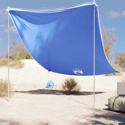 vidaXL Auvent de plage avec ancres de sable 214x236 cm