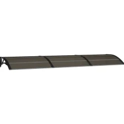 vidaXL Auvent de porte 300x75 cm Polycarbonate