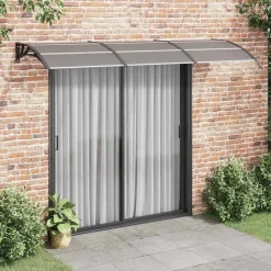 vidaXL Auvent de porte 300x75 cm Polycarbonate