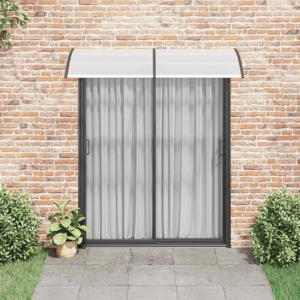 vidaXL Auvent de porte 200x75 cm PC