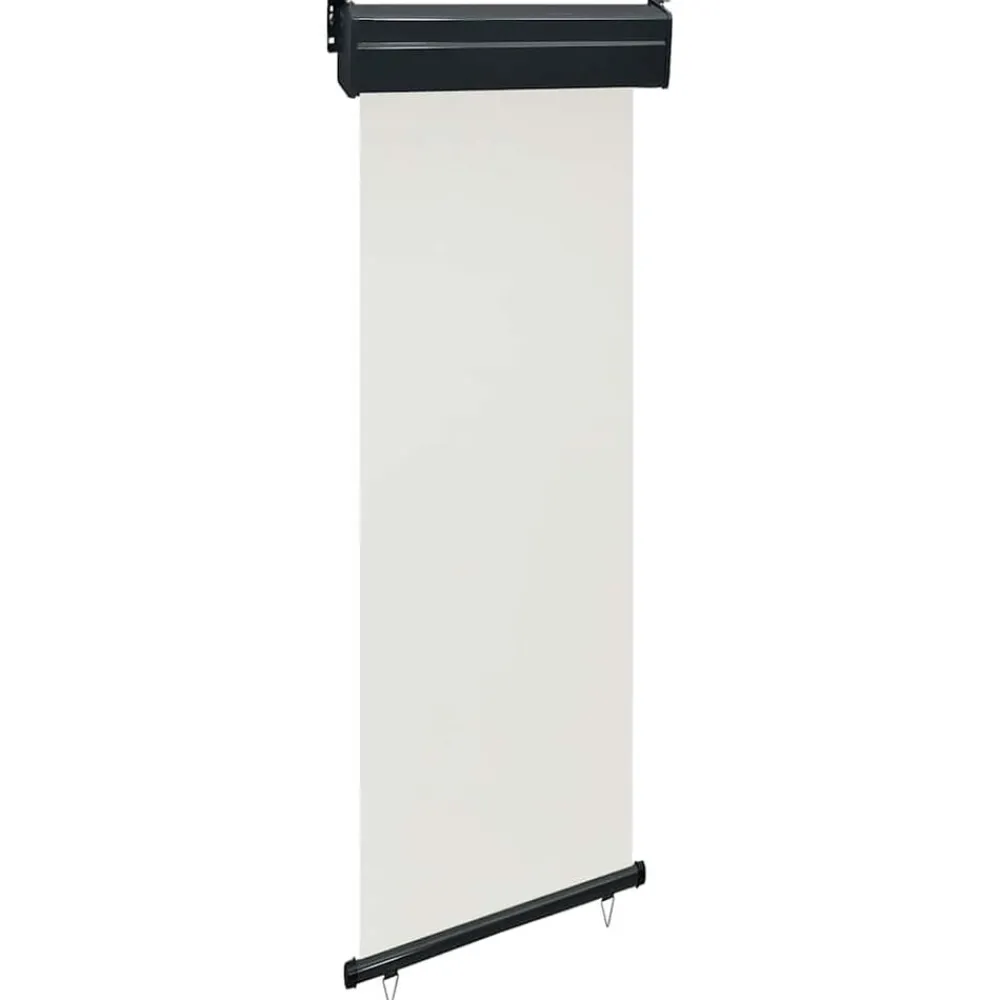 vidaXL Auvent latéral de balcon 65x250 cm Crème