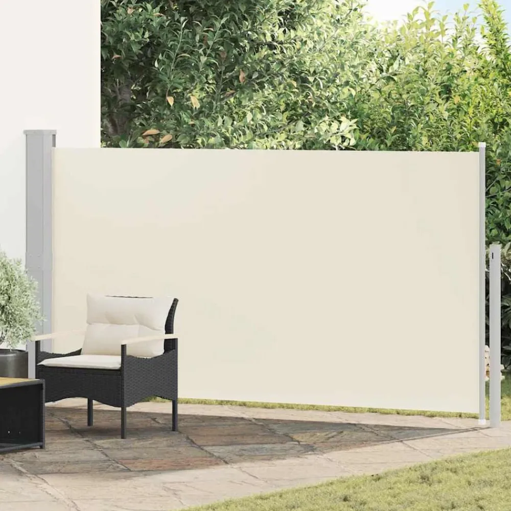 vidaXL Auvent latéral de patio 160x300 cm Couleur crème