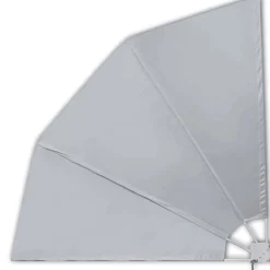 Pelouses & Jardins-vidaXL Auvent latéral pliable de balcon 210 x 210 cm Gris