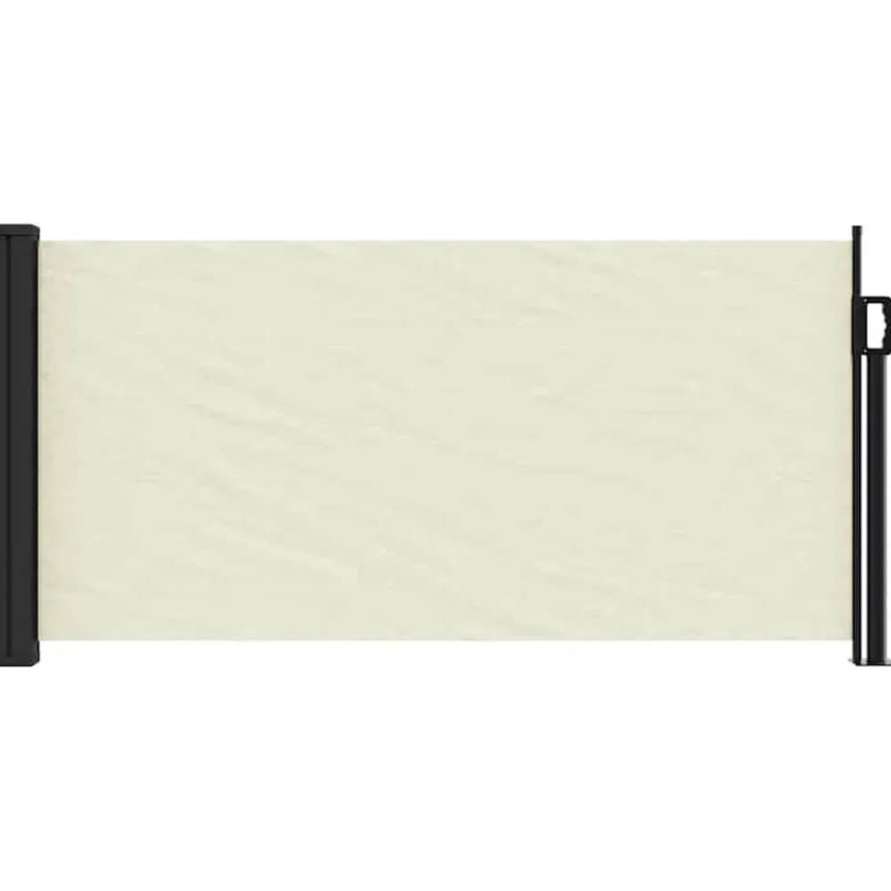 vidaXL Auvent latéral rétractable crème 100x300 cm