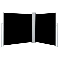 Pelouses & Jardins-vidaXL Auvent latéral rétractable 120 x 600 cm Marron