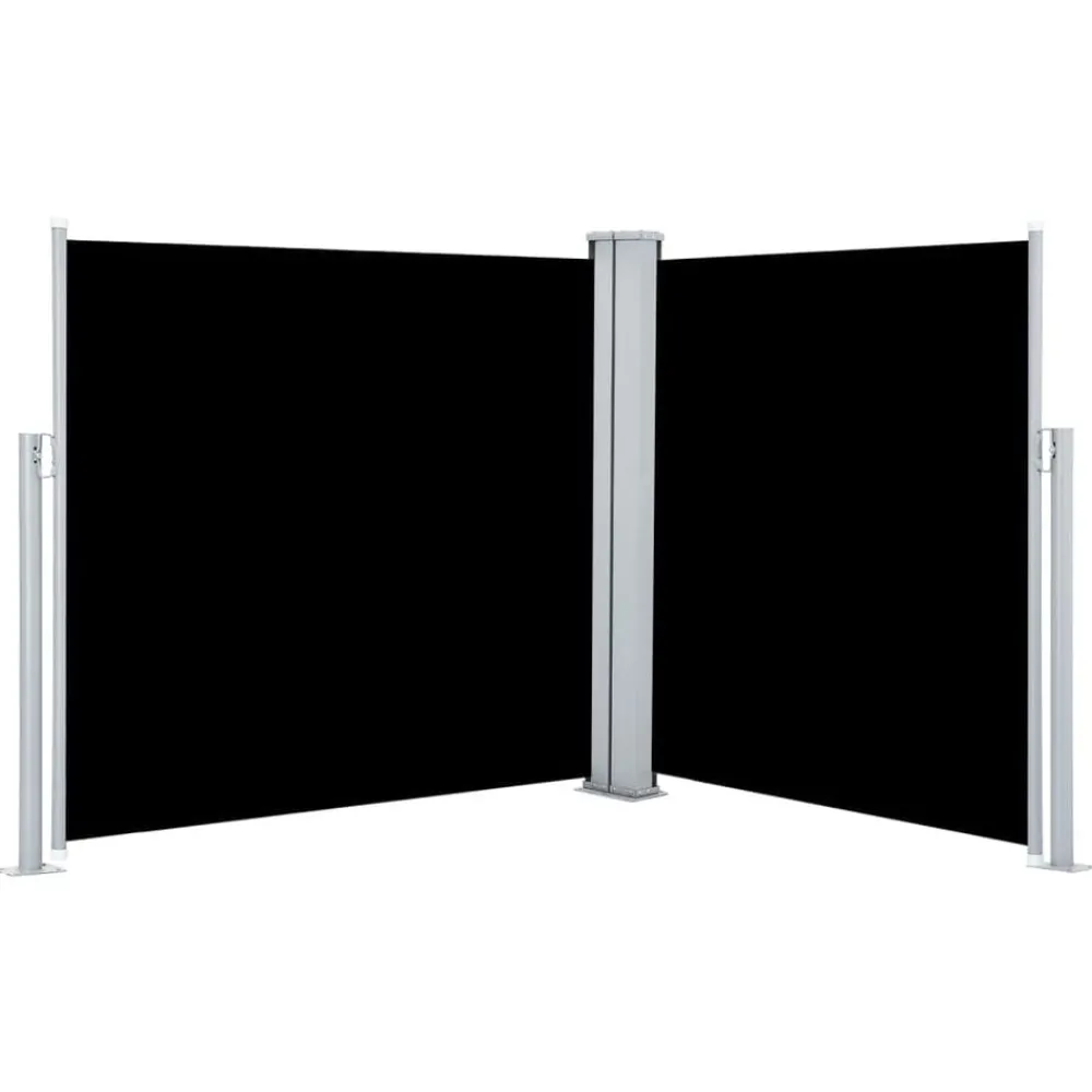 Pelouses & Jardins-vidaXL Auvent latéral rétractable 120 x 600 cm Marron