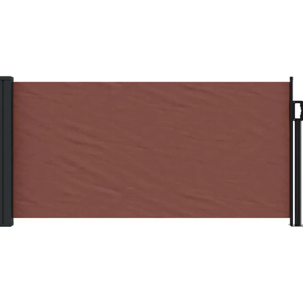 Pelouses & Jardins-vidaXL Auvent latéral rétractable 100x300 cm Marron