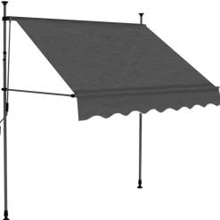 vidaXL Auvent manuel rétractable avec LED 100 cm