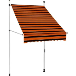 vidaXL Auvent manuel rétractable 100 cm