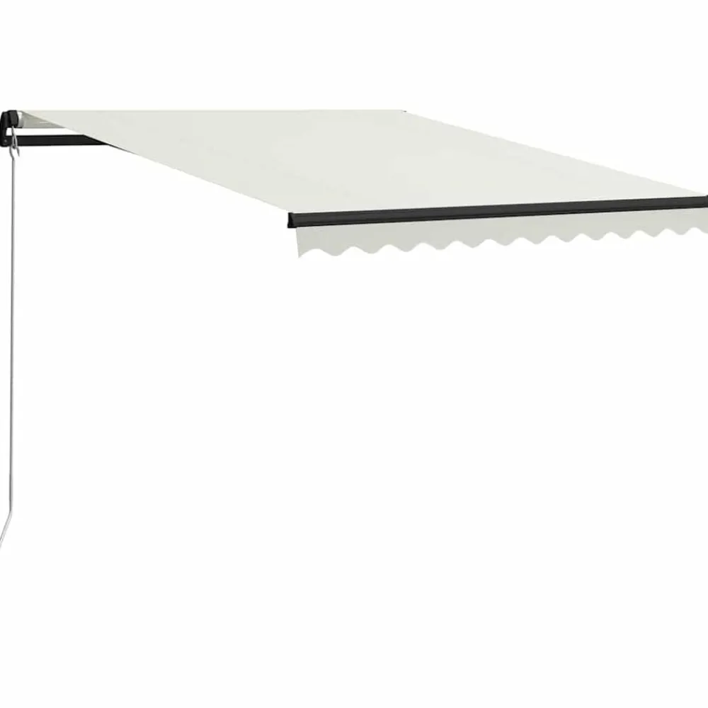 vidaXL Auvent manuel rétractable 300x250 cm Crème