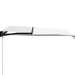 vidaXL Auvent manuel rétractable 300x250 cm Crème