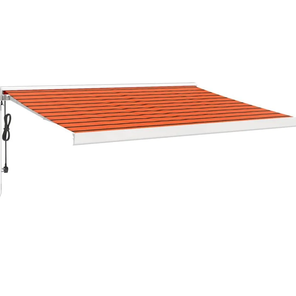 vidaXL Auvent rétractable 3x2,5 m tissu et aluminium