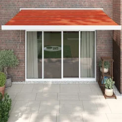vidaXL Auvent rétractable 3x2,5 m tissu et aluminium