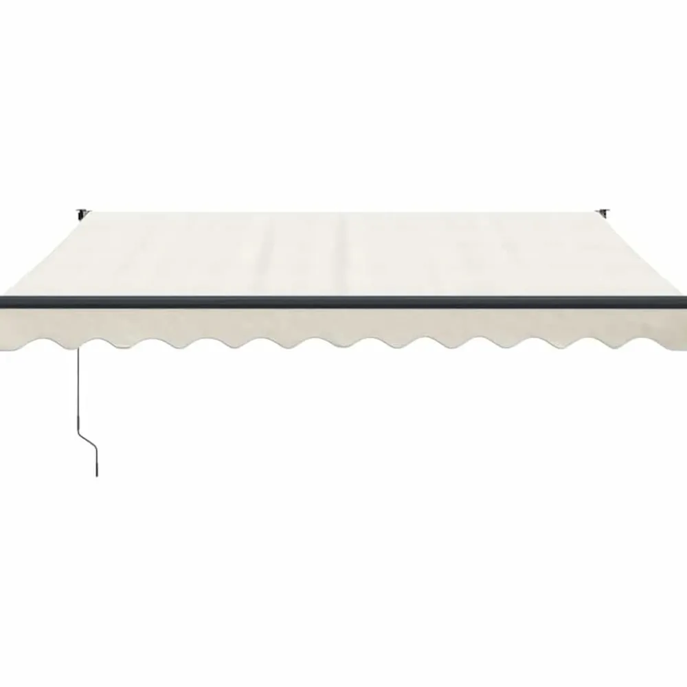 Pelouses & Jardins-vidaXL Auvent rétractable automatique crème 3x2,5 m Crème