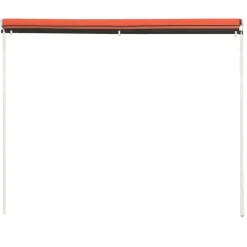 Pelouses & Jardins-vidaXL Auvent rétractable 100x150 cm orange et marron