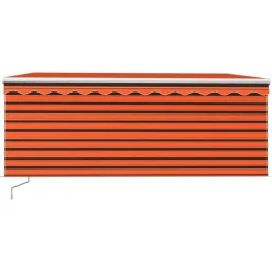 vidaXL Auvent rétractable manuel avec store 3x2,5 m