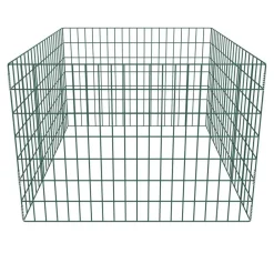 vidaXL Bac à compost carré en maille de jardin 100 x 100 x 70 cm
