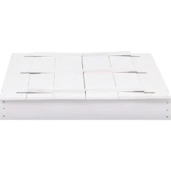 Jeux De Plein Air-vidaXL Bac à sable Bois de sapin 95x90x15 cm Blanc