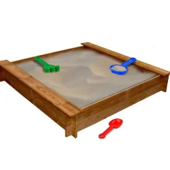 Jeux De Plein Air-vidaXL Bac à sable carré Bois