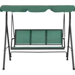 vidaXL Balancelle de jardin 170 cm textilène et acier