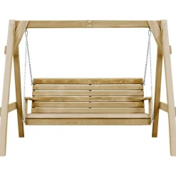 Pelouses & Jardins-vidaXL Balancelle de jardin bois de pin imprégné 205x150x157 cm