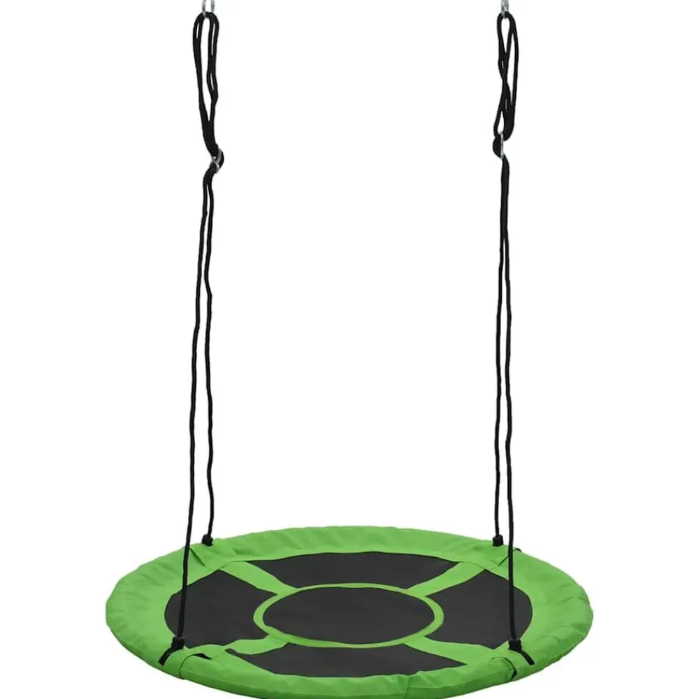 Jeux De Plein Air-vidaXL Balançoire 110 cm 100 kg Vert