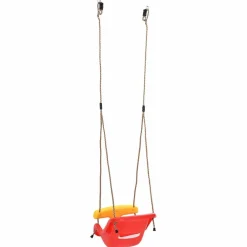 vidaXL Balançoire bébé Rouge 36 x 43 x 42 cm Plastique