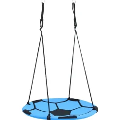 Jeux De Plein Air-vidaXL Balançoire nid d'oiseau Motif de ballon de foot 100 cm