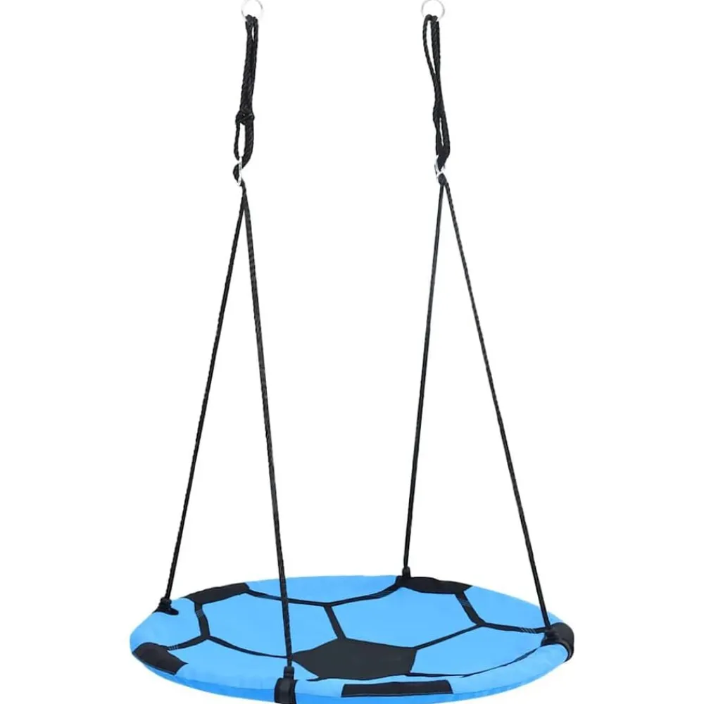 Jeux De Plein Air-vidaXL Balançoire nid d'oiseau Motif de ballon de foot 100 cm