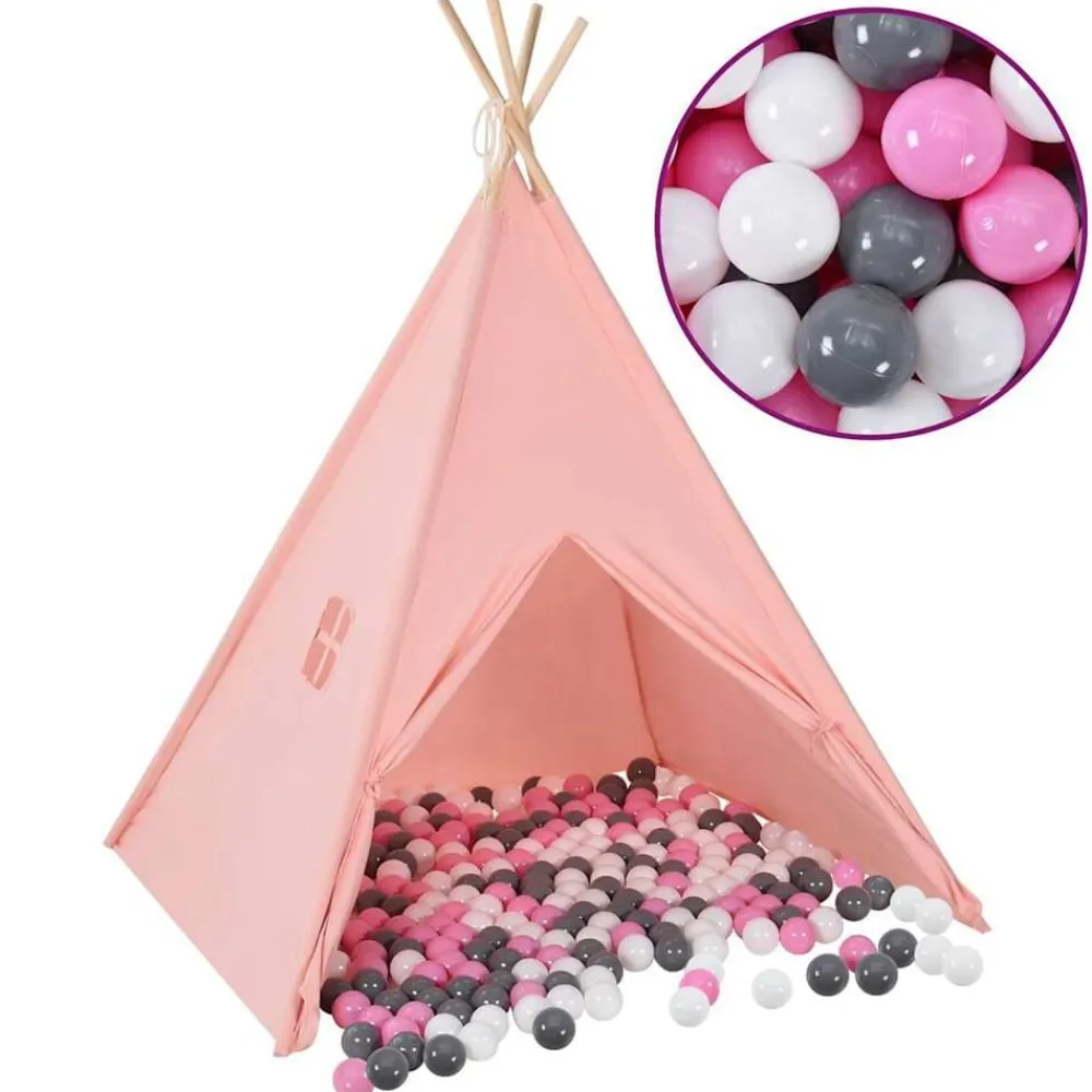 Jouets-vidaXL Balles de jeu 250 pcs multicolore Rose