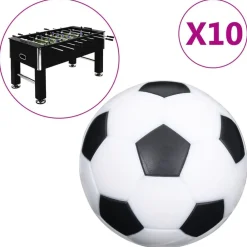 vidaXL Ballons de baby-foot 10 pcs 32 mm ABS