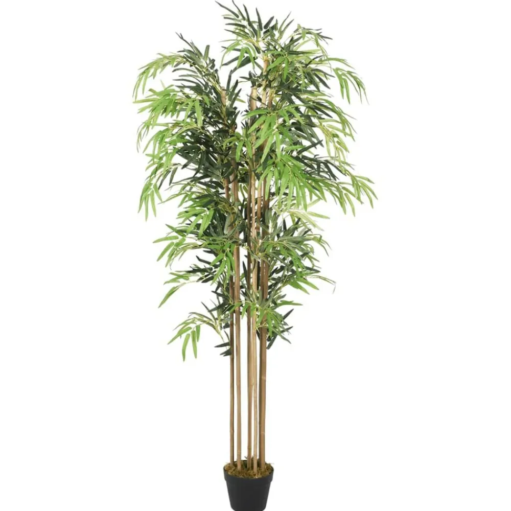 vidaXL Bambou artificiel 500 feuilles 80 cm vert