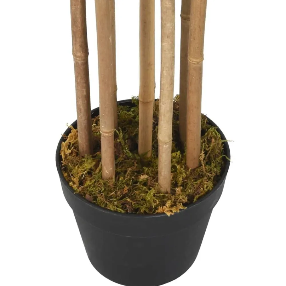 vidaXL Bambou artificiel 500 feuilles 80 cm vert