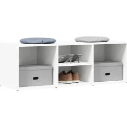 vidaXL Banc à chaussures 105x35x35 cm Aggloméré
