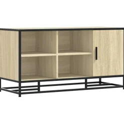 Bancs-vidaXL Banc à chaussures chêne sonoma bois d'ingénierie et métal Chêne sonoma
