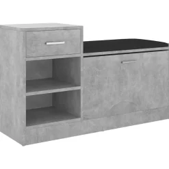 vidaXL Banc à chaussures 94,5x31x57 cm Aggloméré