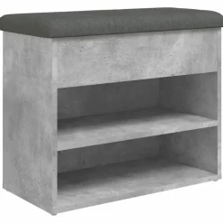 vidaXL Banc à chaussures 62x32x50 cm bois d'ingénierie