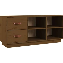 vidaXL Banc à chaussures 100x34x45 cm Bois de pin massif